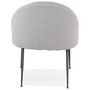 Voir la diapositive 5 : Paris Prix Fauteuil Design  Belinda  83cm Gris