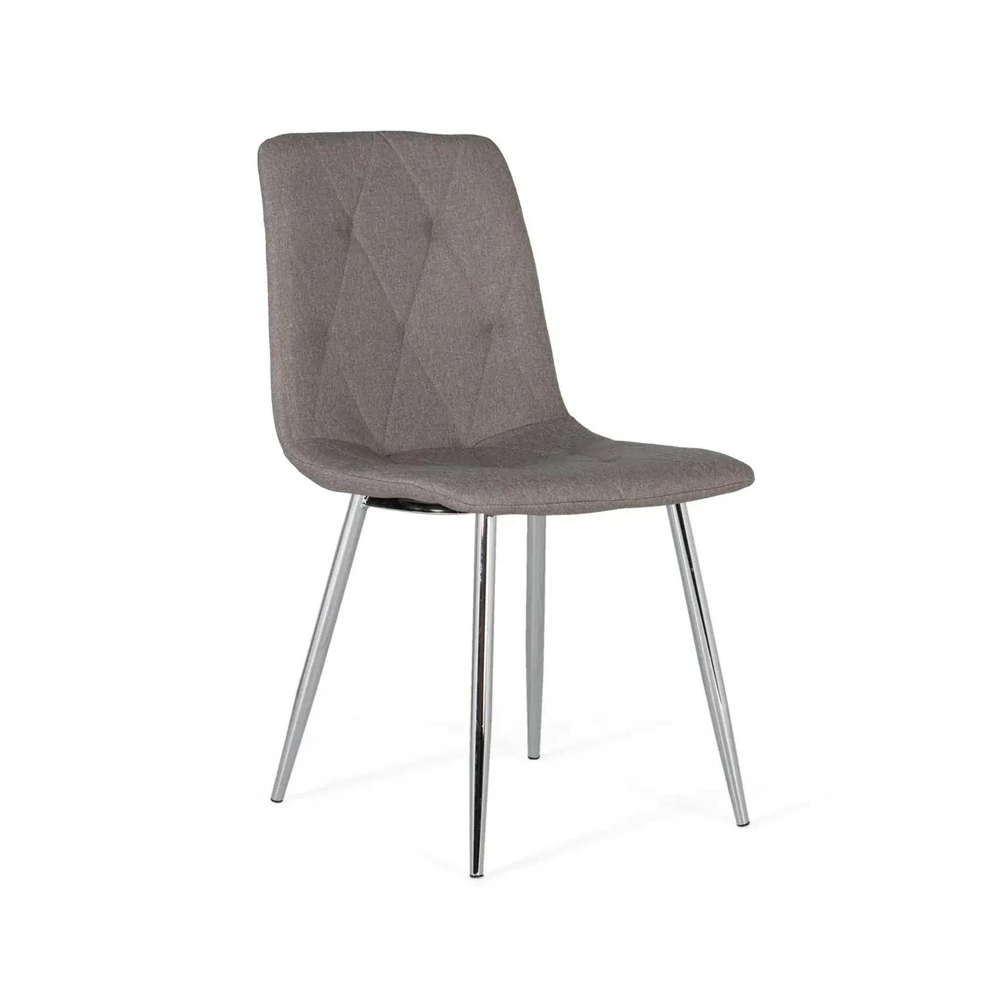 GINER Y COLOMER SL Lot de 4 chaises de tissu 57 cm style contemporain