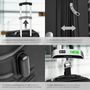 Voir la diapositive 4 : tectake Set de valises rigides 4 pièces en plastique ABS robuste, pèse-bagages et une étiquette de valise incluses noir
