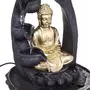  Fontaine Bouddha  Ambiance Zen  27cm Noir & Or