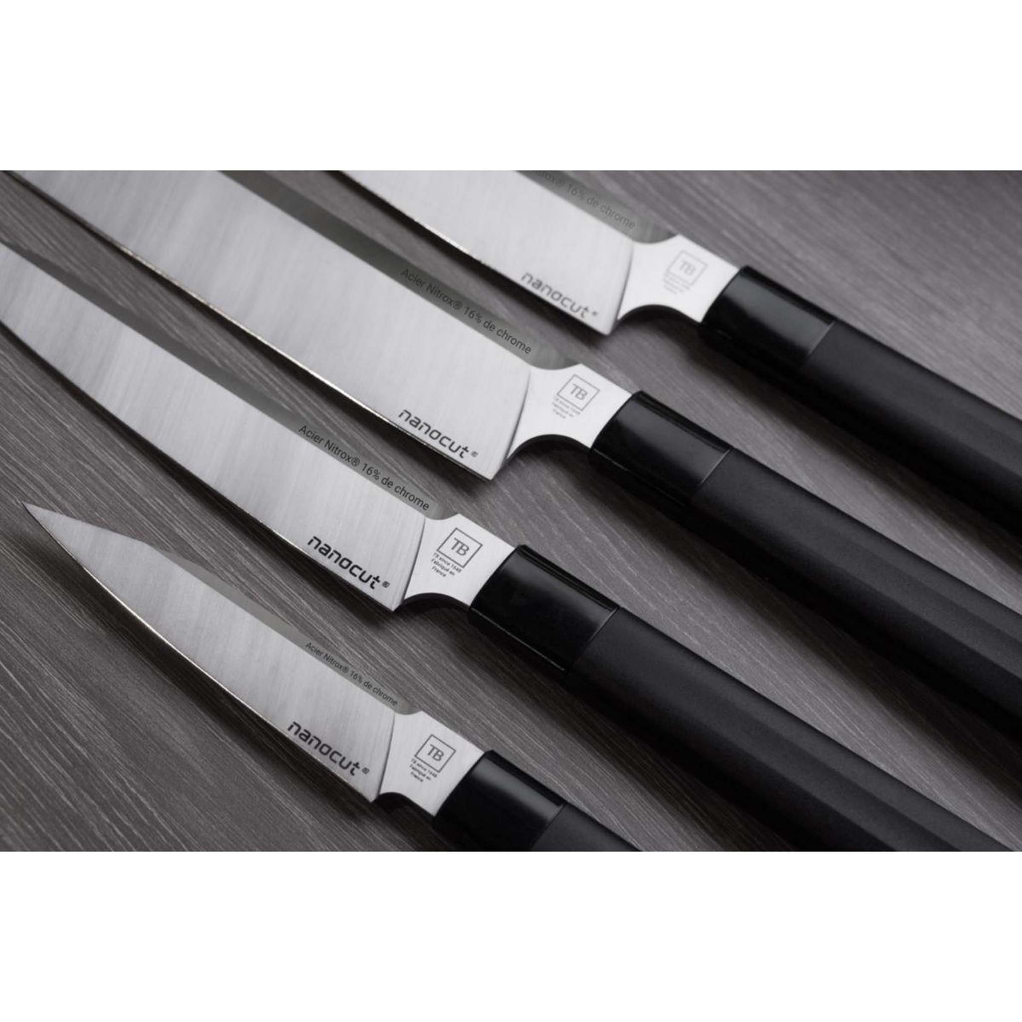 Voir la diapositive 5 : Tarrerias bonjean Couteau japonais yanagiba equilibre nanocut