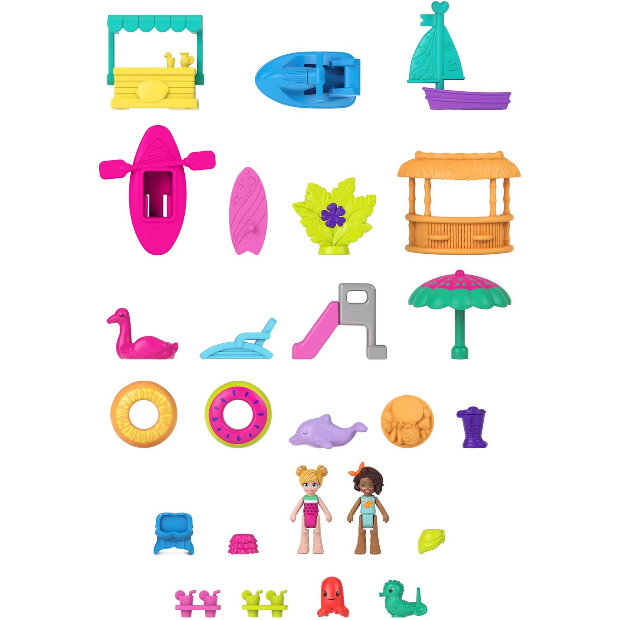 Voir la diapositive 9 : MATTEL Coffret Polly Pocket multifacettes Smoothie