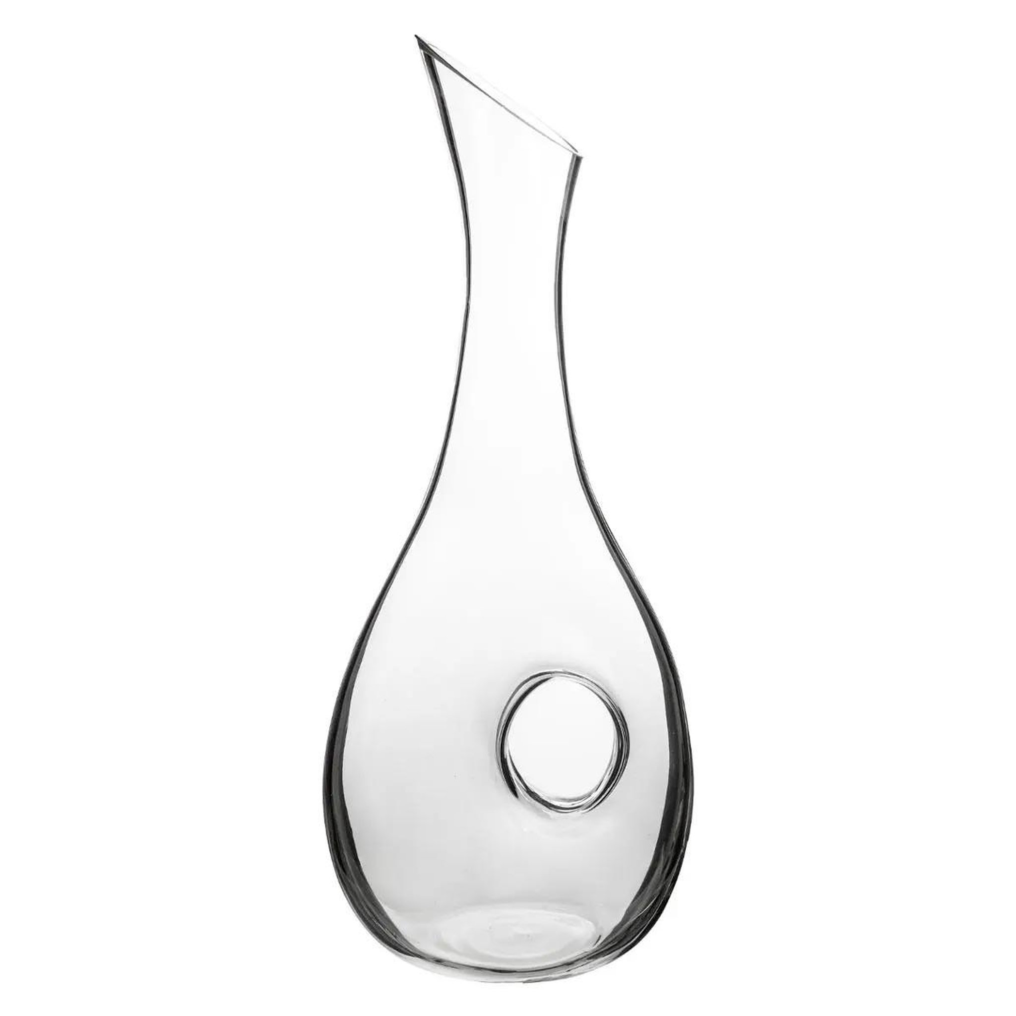 SECRET DE GOURMET Carafe design en verre  goutte  1l transparent