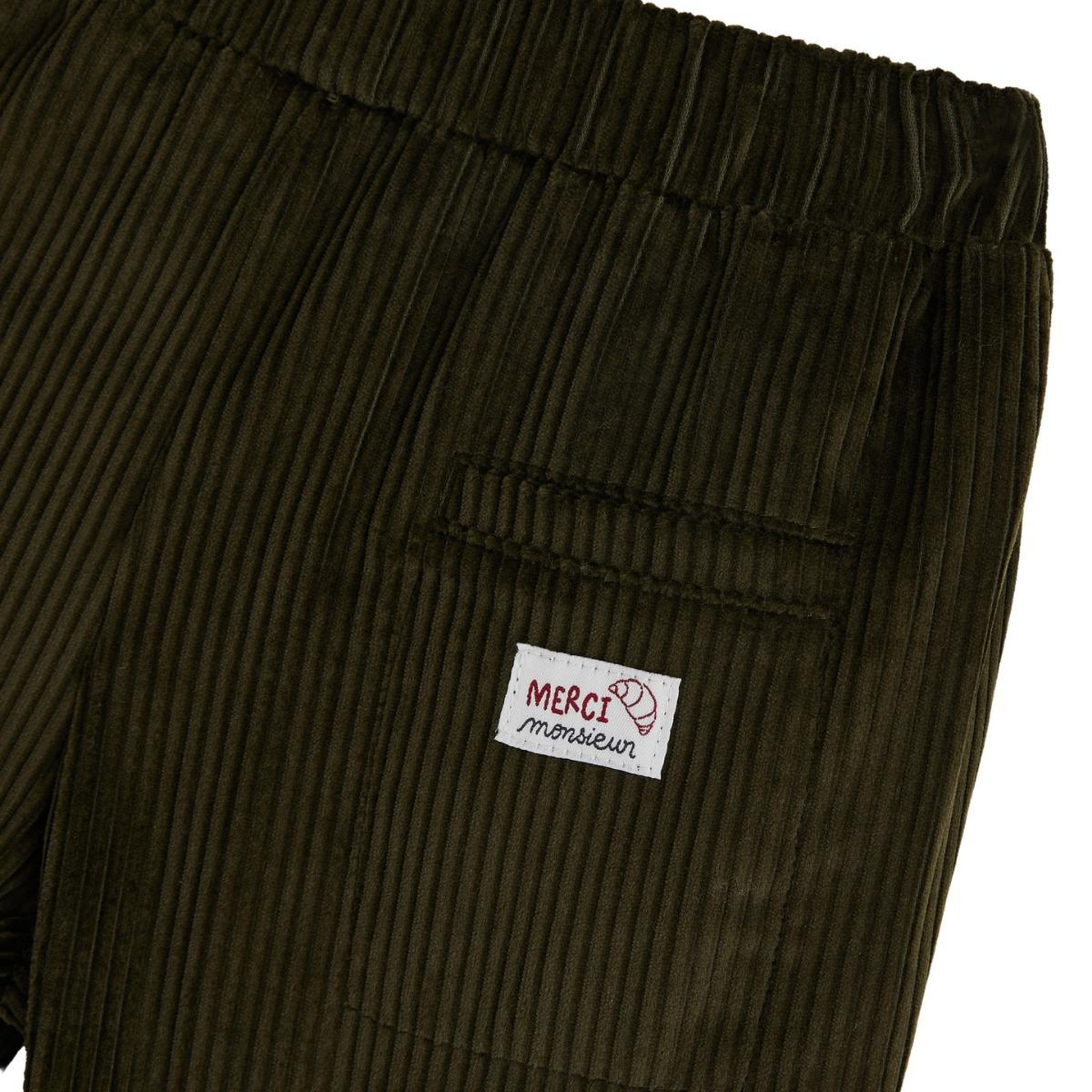 Voir la diapositive 4 : PETIT BEGUIN Pantalon bébé en velours côtelé pistache