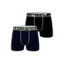 Voir la diapositive 1 : SERGE BLANCO Lot de 2 boxers coton homme Flower