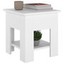 Voir la diapositive 4 : VIDAXL Table basse Blanc 40x40x42 cm Bois d'ingenierie
