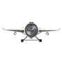 Voir la diapositive 6 : AAAAA Horloge de table DKD Home Decor 42 x 23 x 14 cm Avion Fer (2 Unités)