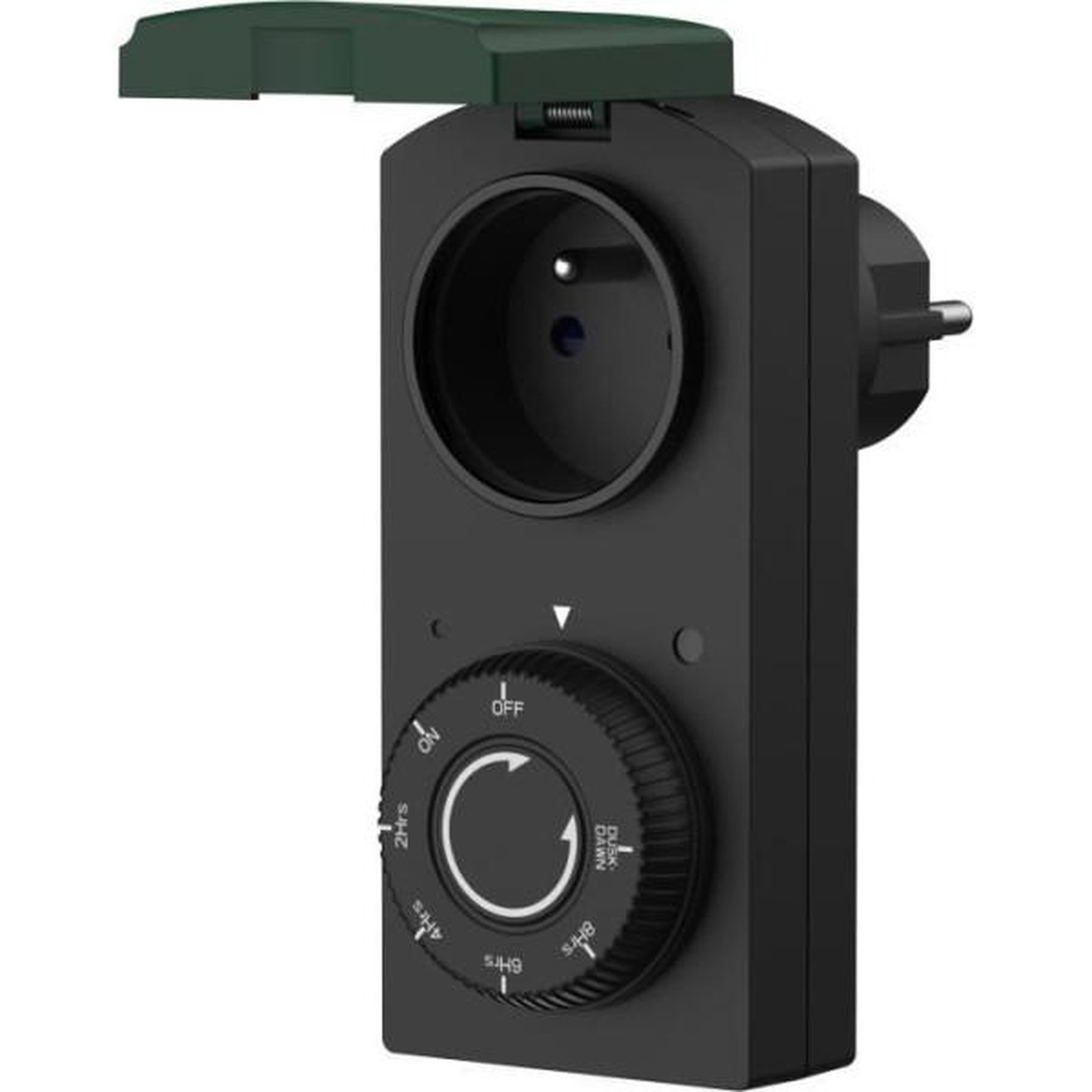 GAO Programmateur extérieur IP44 avec détecteur crépusculaire - GAO - 1000 W - Blanc