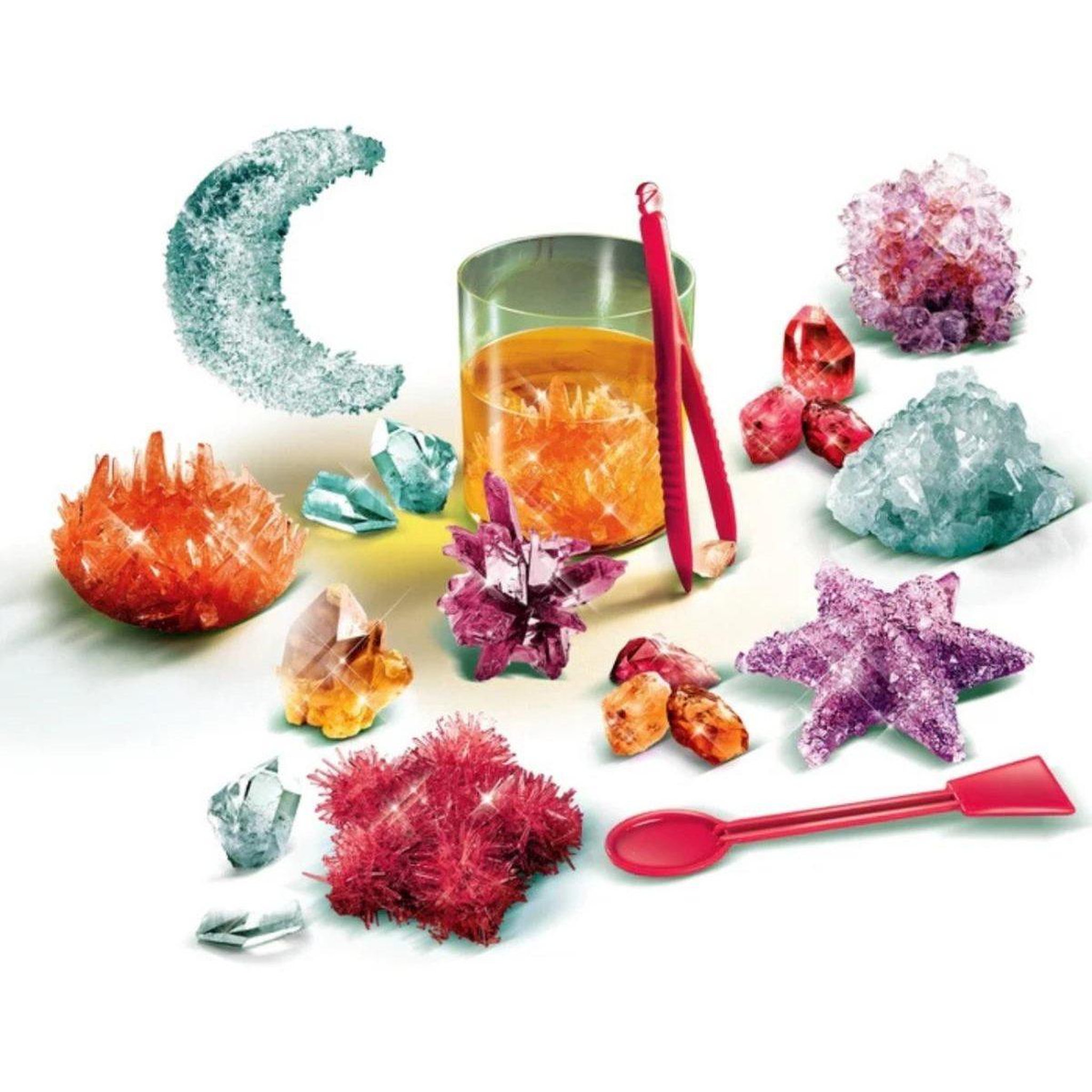 Voir la diapositive 3 : CLEMENTONI Coffret scientifique  50069 science  and  jeu - crée tes cristaux