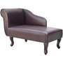 Voir la diapositive 1 : VIDAXL Chaise longue Marron Similicuir