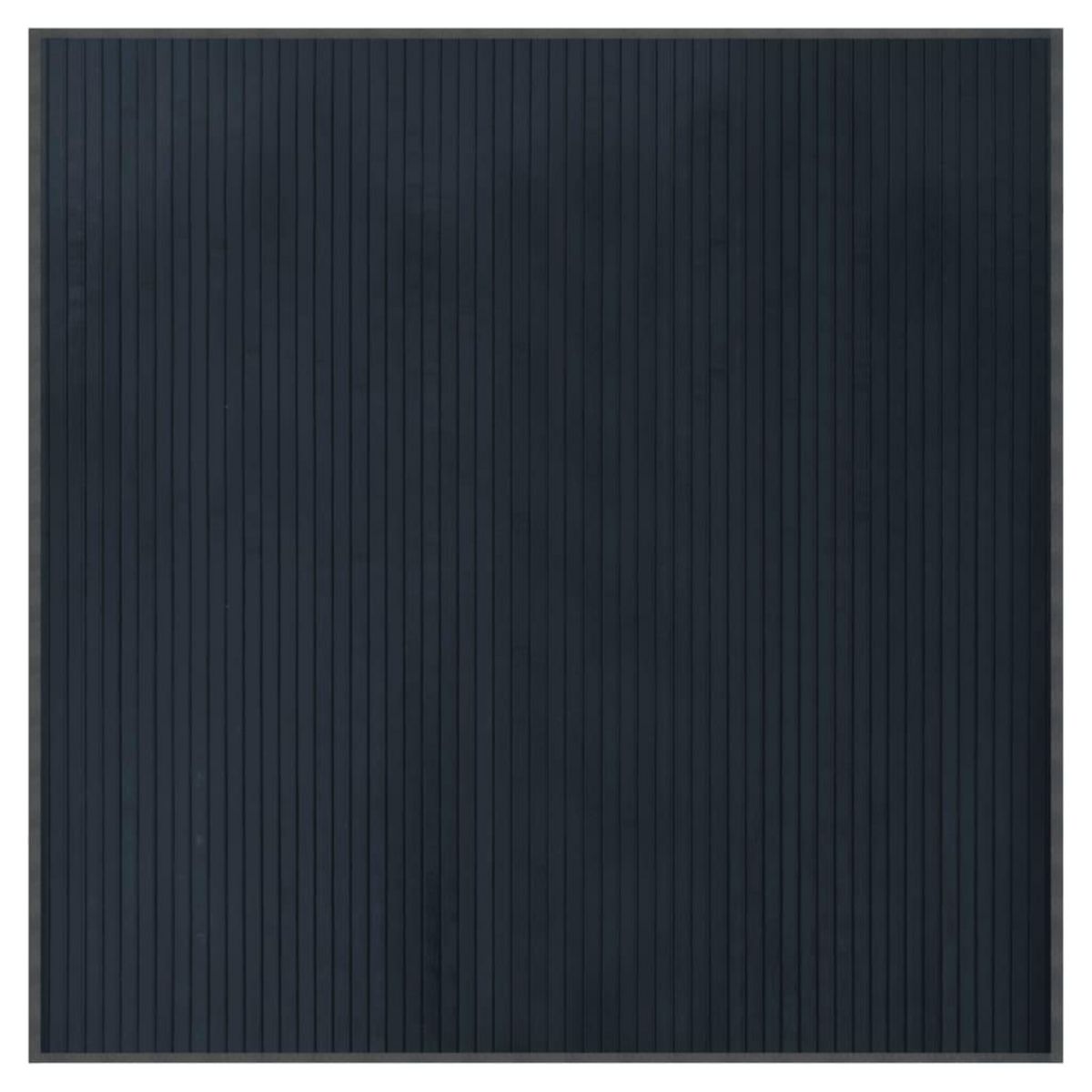 VIDAXL Tapis carre gris 100x100 cm bambou