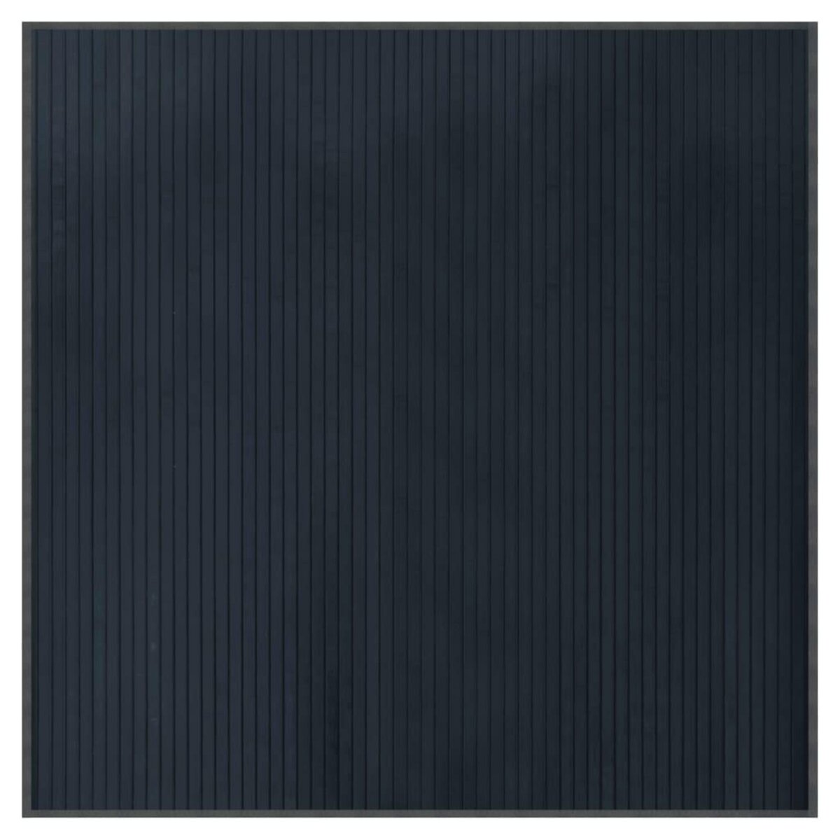 VIDAXL Tapis carre gris 100x100 cm bambou