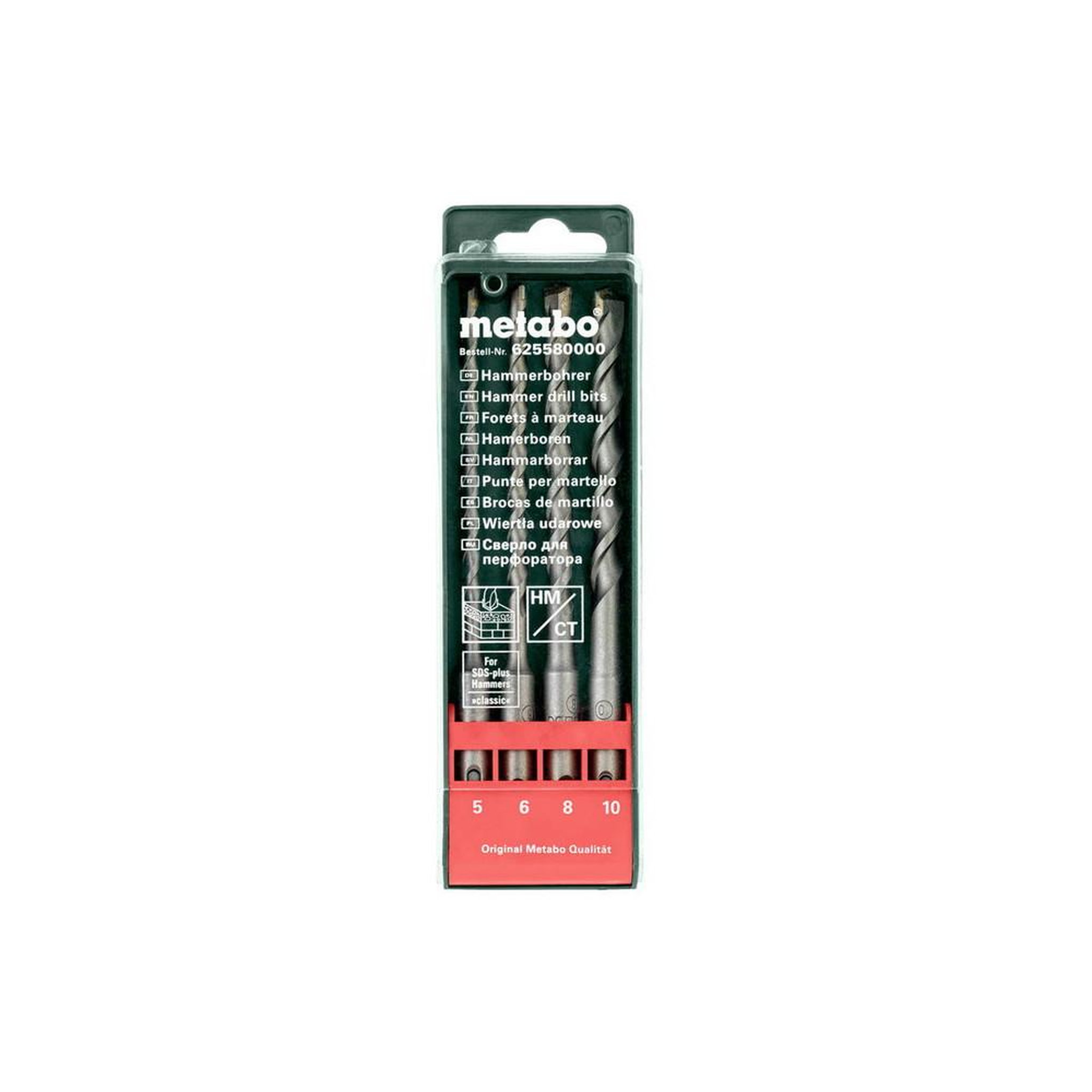 METABO SAS Coffret de 4 forets SDS-plus SP
