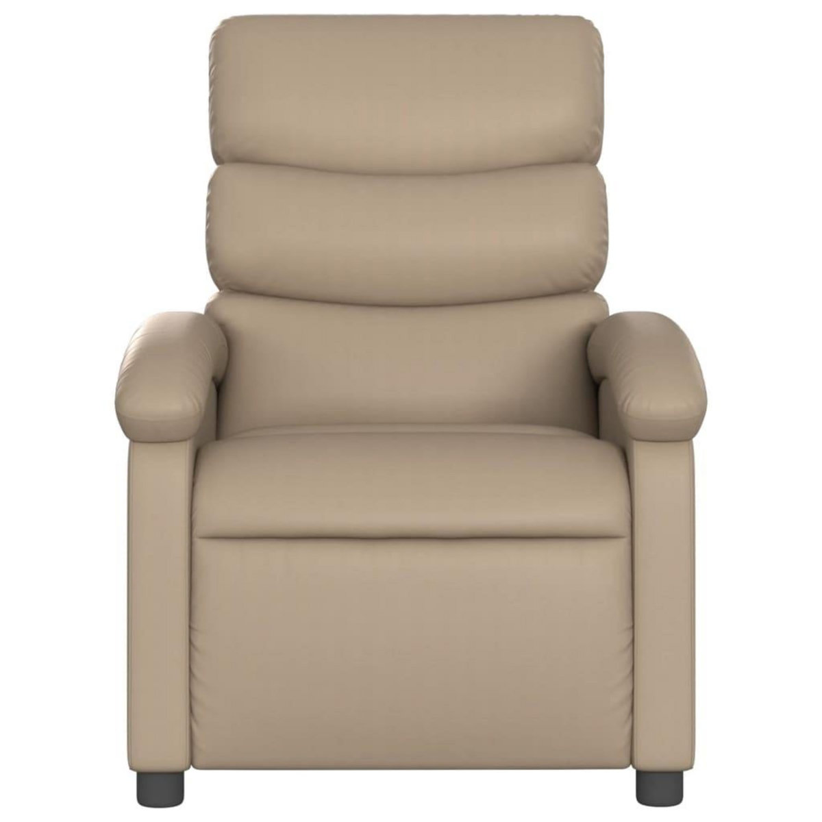 VIDAXL Fauteuil de massage inclinable Cappuccino Similicuir