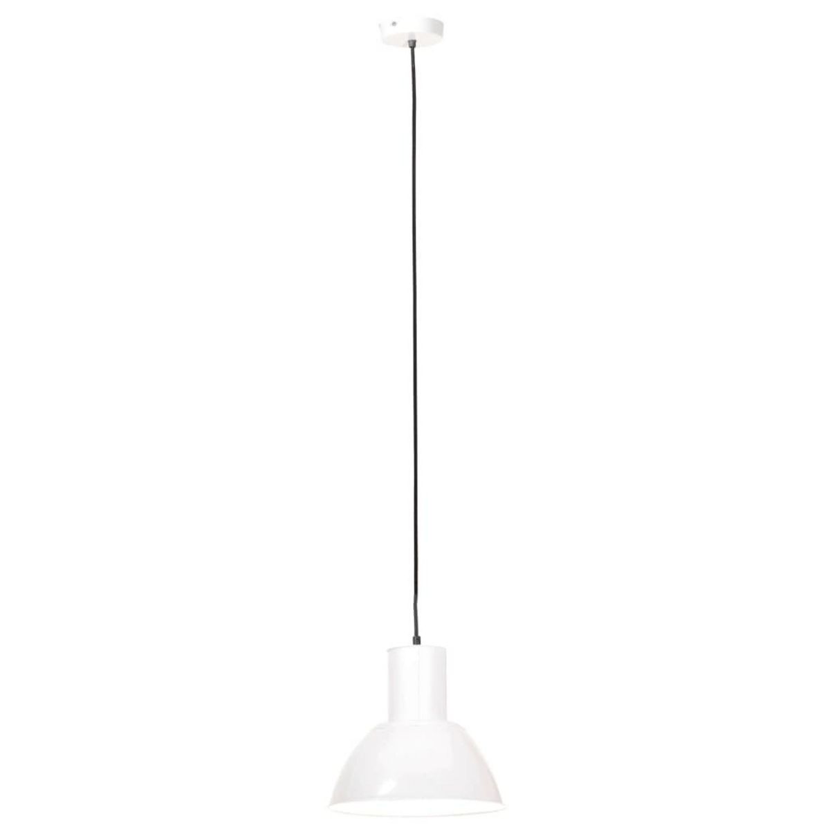 VIDAXL Lampe suspendue 25 W Blanc Rond 28,5 cm E27