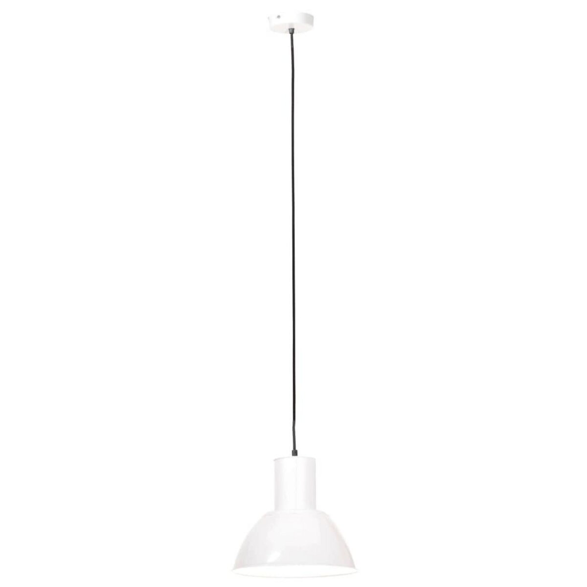 VIDAXL Lampe suspendue 25 W Blanc Rond 28,5 cm E27