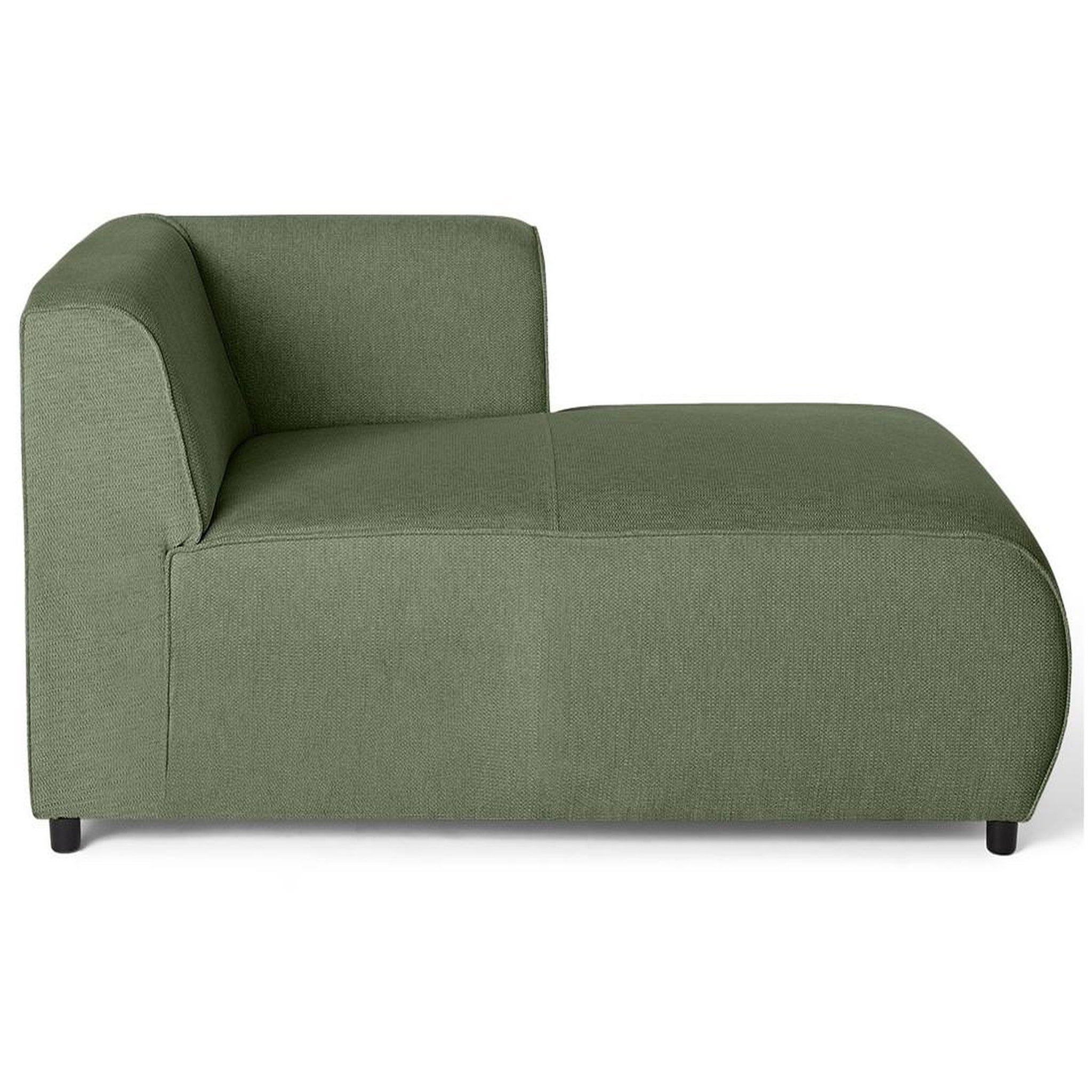 Voir la diapositive 5 : LISA DESIGN Suaro - module d'assise méridienne droit en tissu texturé