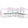 Voir la diapositive 6 : VIDAXL Salon de jardin 5 pcs bois de pin massif