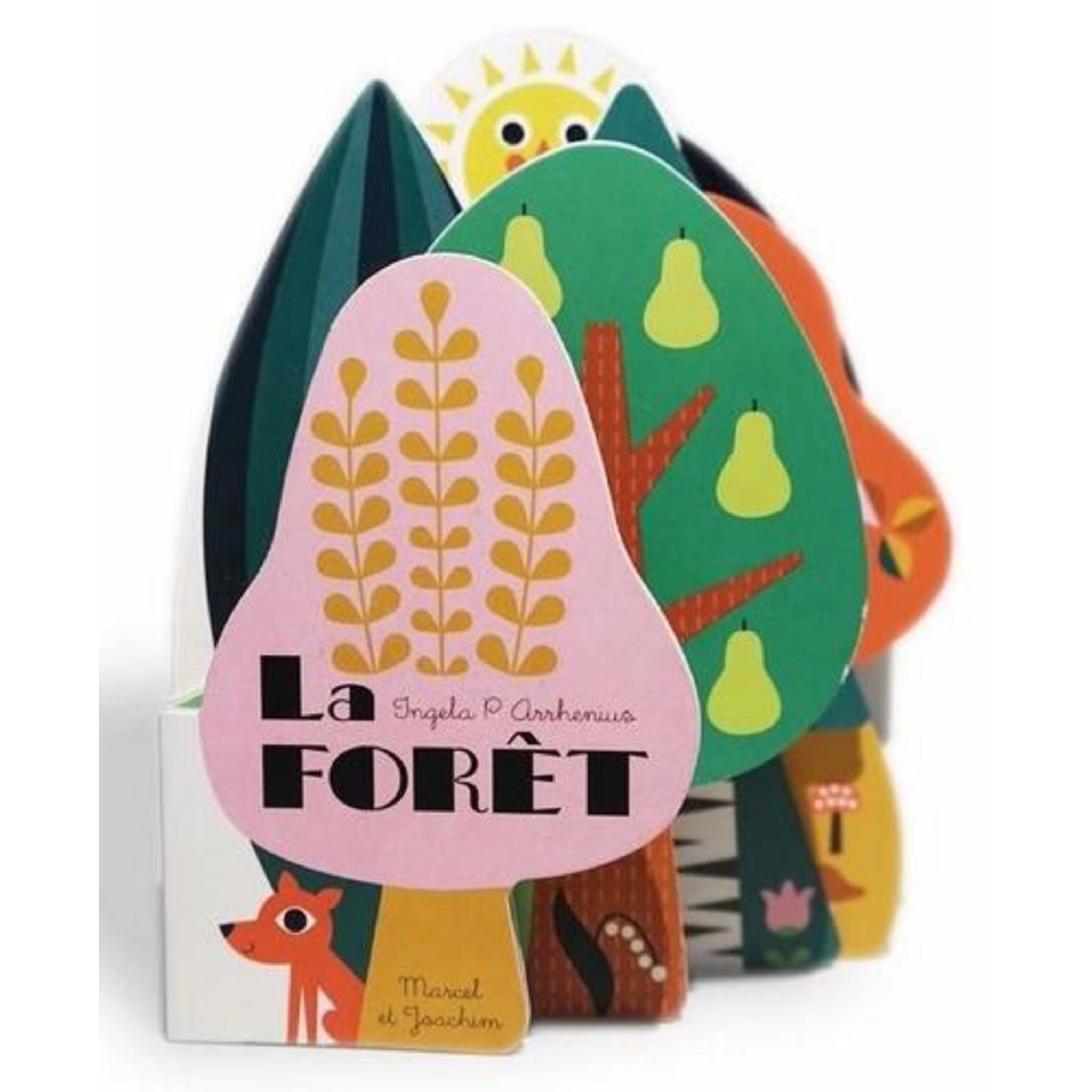 Vilac – Oussassplass La Forêt : Jeu D’assemblage En Bois Illustré Par Ingela P. Arrhenius – 9 Pièces + 60 Cartes Défis – Dès 3 Ans
