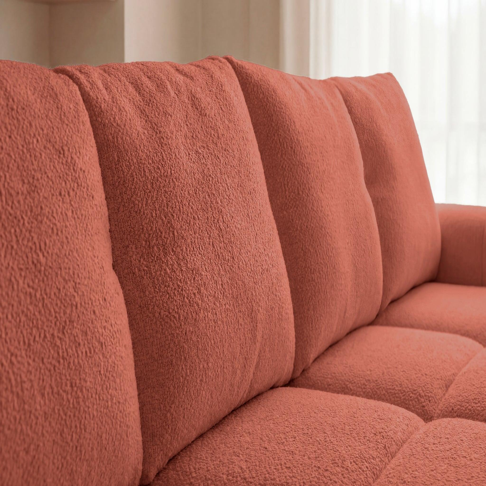 Voir la diapositive 5 : CASANOVA PARIS Constance - canapé droit tissu chenille