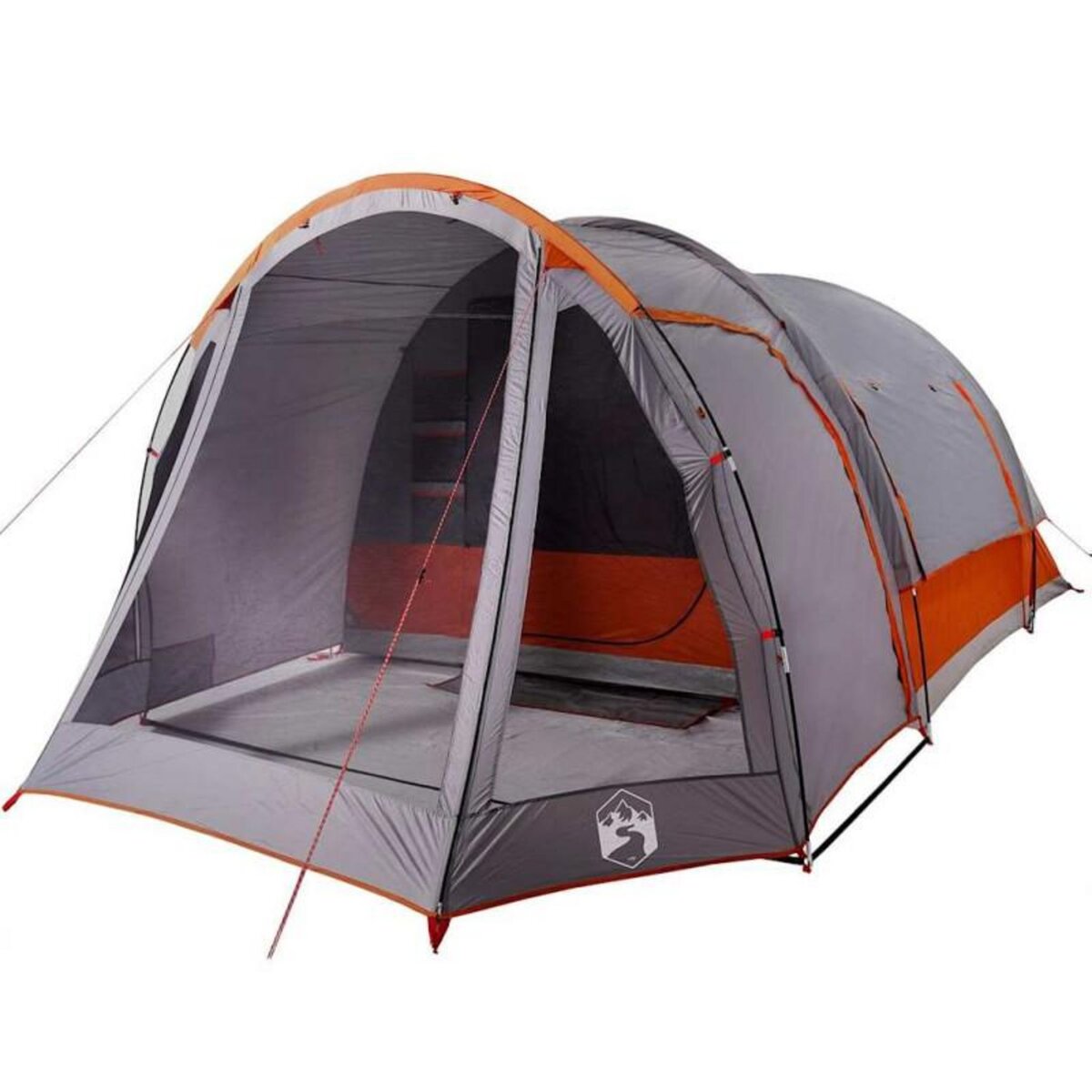 VIDAXL Tente familiale 6 personnes orange imperméable