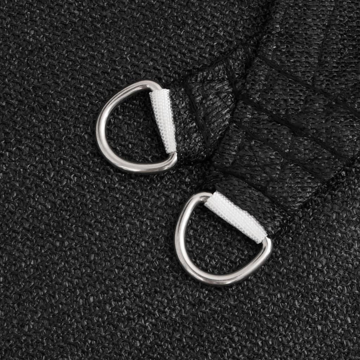 VIDAXL Voile d'ombrage 160 g/m^2 Noir 3x4x5 m PEHD