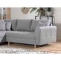 Voir la diapositive 5 : LISA DESIGN Rune - canapé d'angle - avec pouf d'appoint - 4 places - style scandinave - gauche