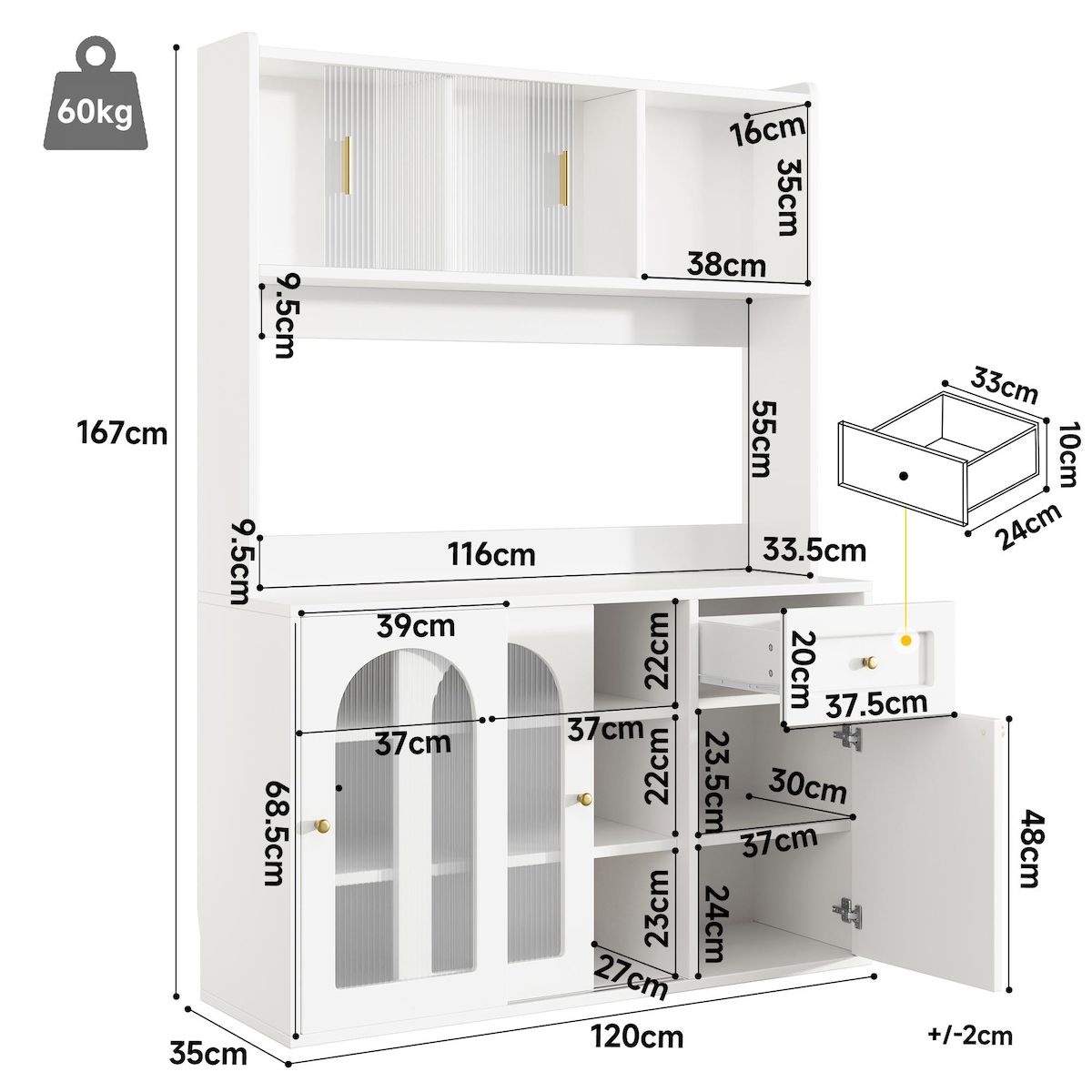 MERAX Buffet de cuisine
