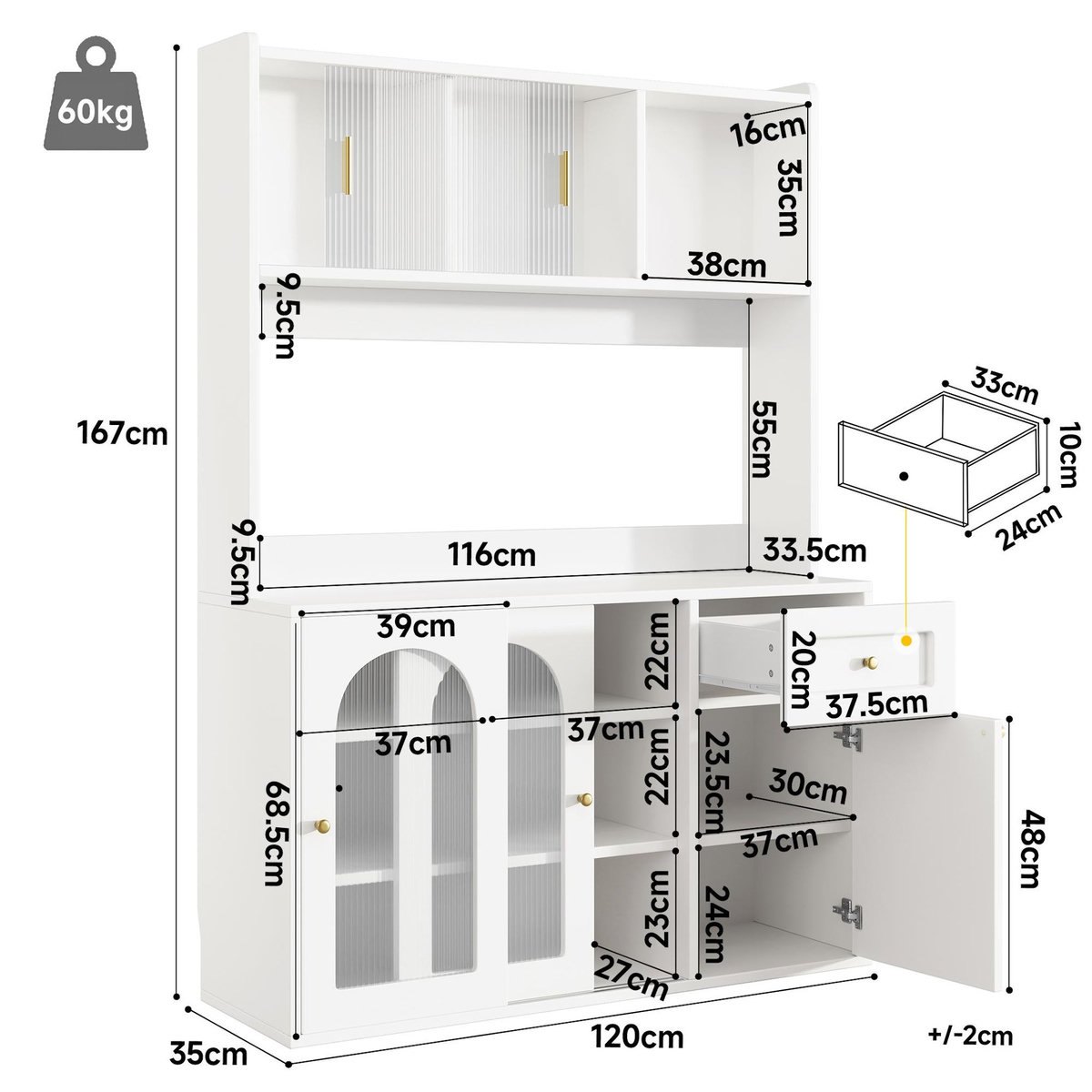 MERAX Buffet de cuisine