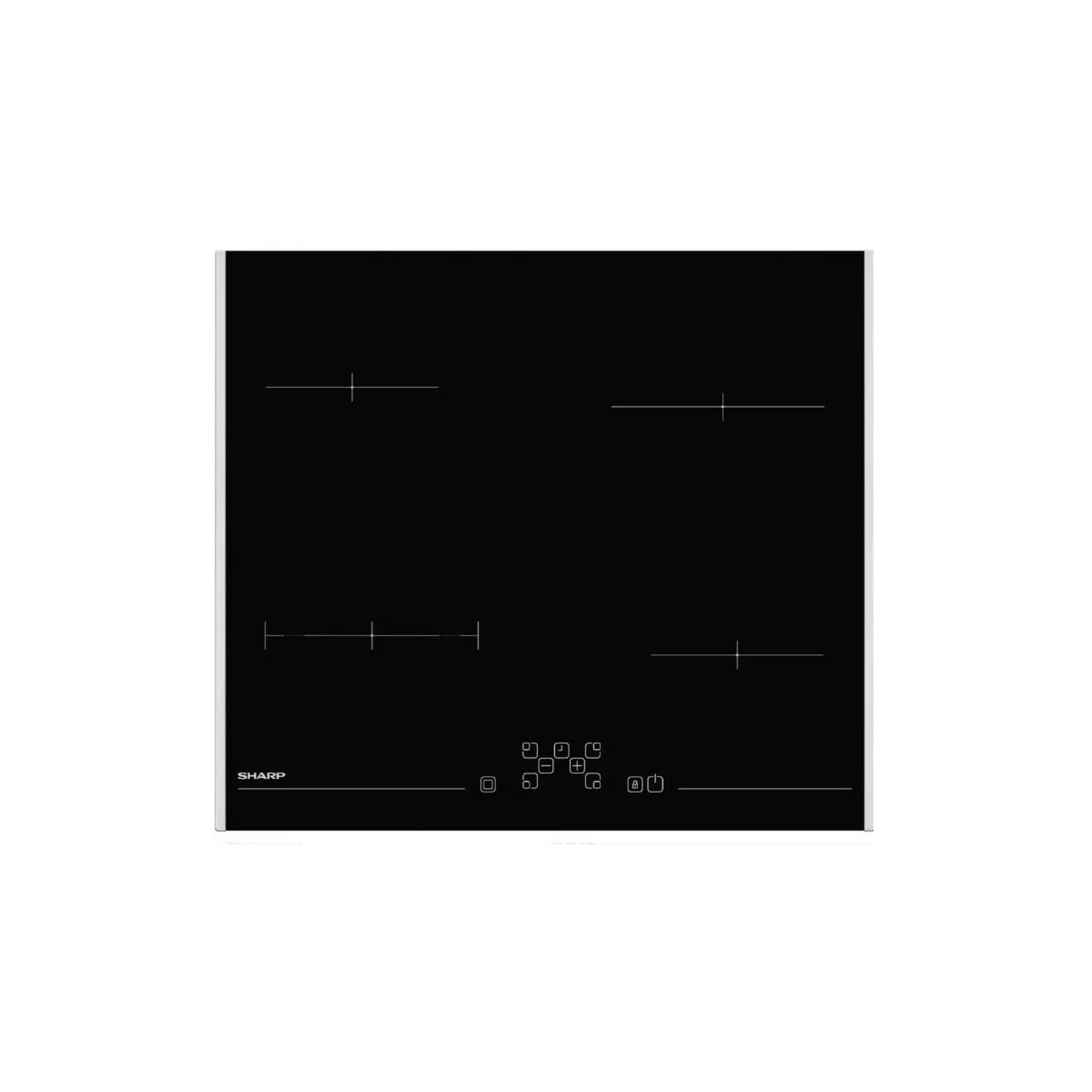 Sharp Table de cuisson vitrocéramique 59cm 4 feux 5900 noir - KH6V08FT0K