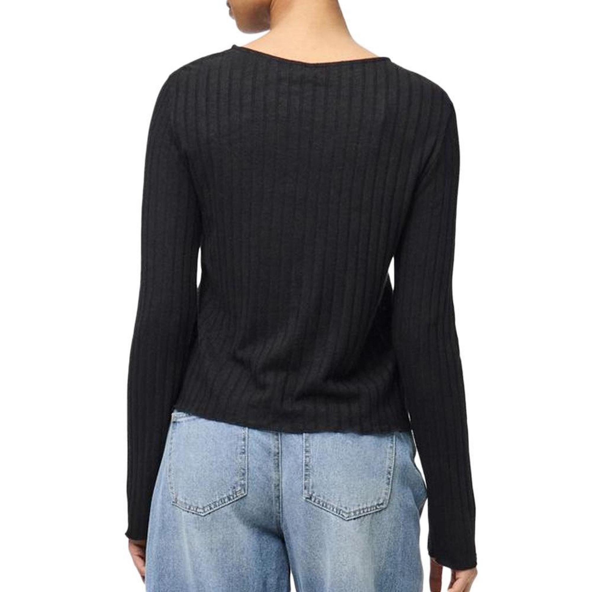 Voir la diapositive 2 : Pieces T-Shirt Noir Femme Pieces Iris