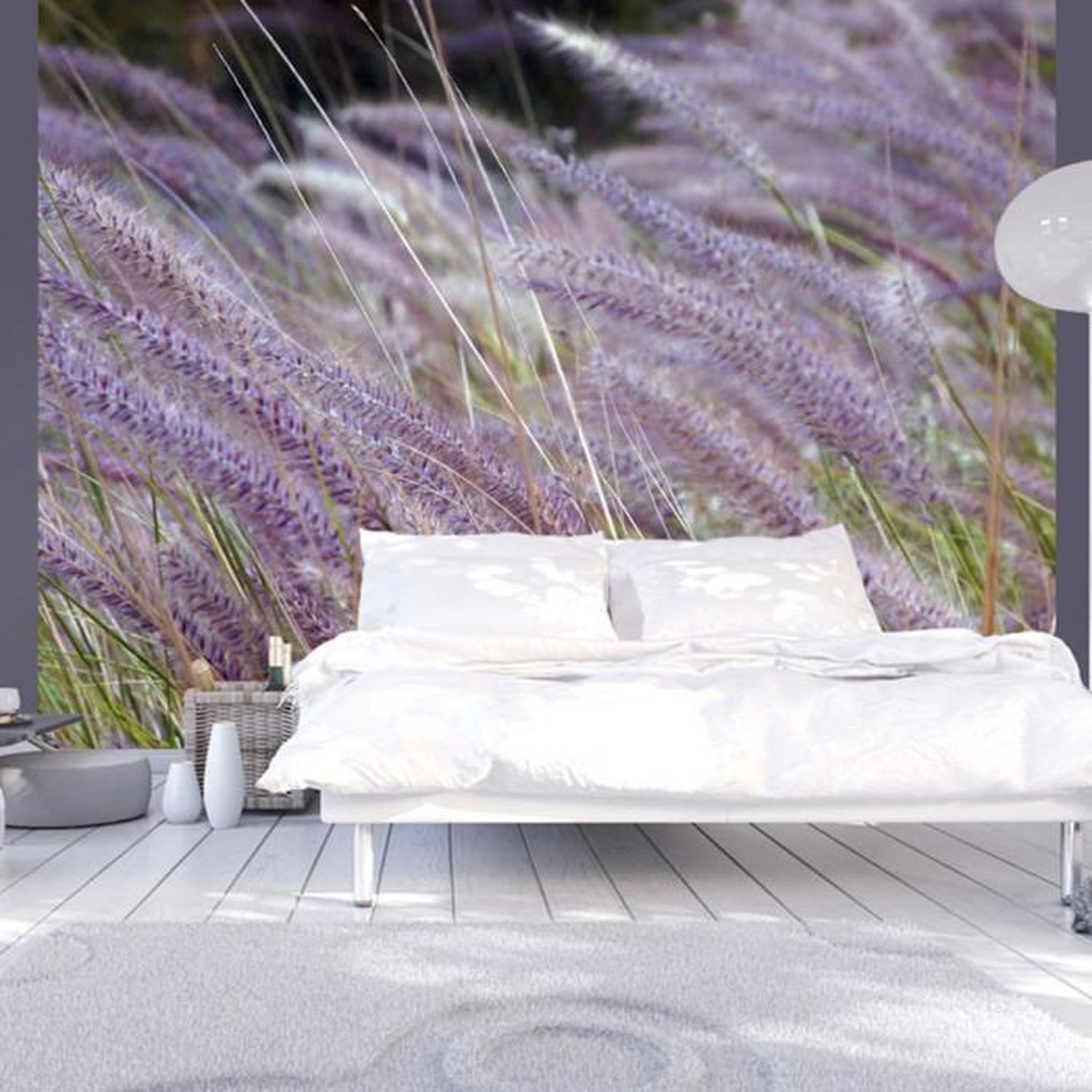 Paris Prix Papier Peint  Dans un Champ D'herbes Folles. Coloris disponibles : Multicolore