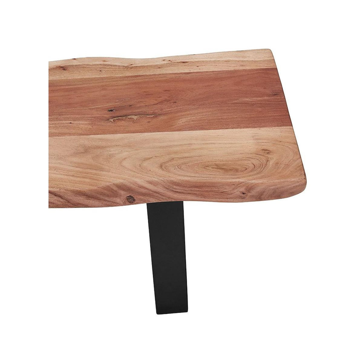 Paris Prix Banc Design  Azimato  178cm Naturel & Noir