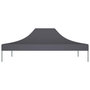 Voir la diapositive 3 : VIDAXL Toit de tente de reception 4x3 m Anthracite 270 g/m^2