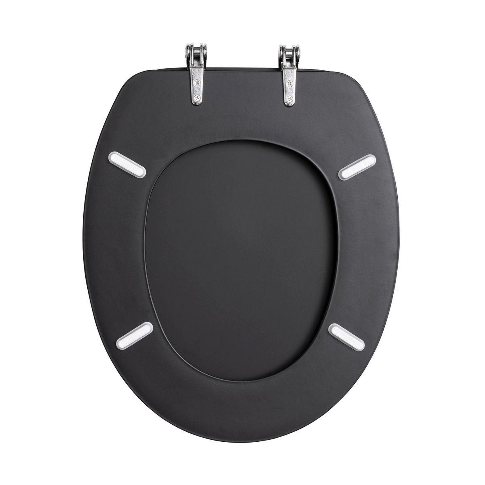 Voir la diapositive 4 : Douceur d'Intérieur Abattant wc uni  matty  46cm noir