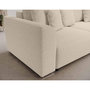 Voir la diapositive 5 : BEST MOBILIER Gabriel - canapé panoramique en u 7 places convertible avec coffre en tissu texturé