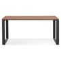 Voir la diapositive 2 : Paris Prix Bureau Design  Abigano  160cm Noyer & Noir