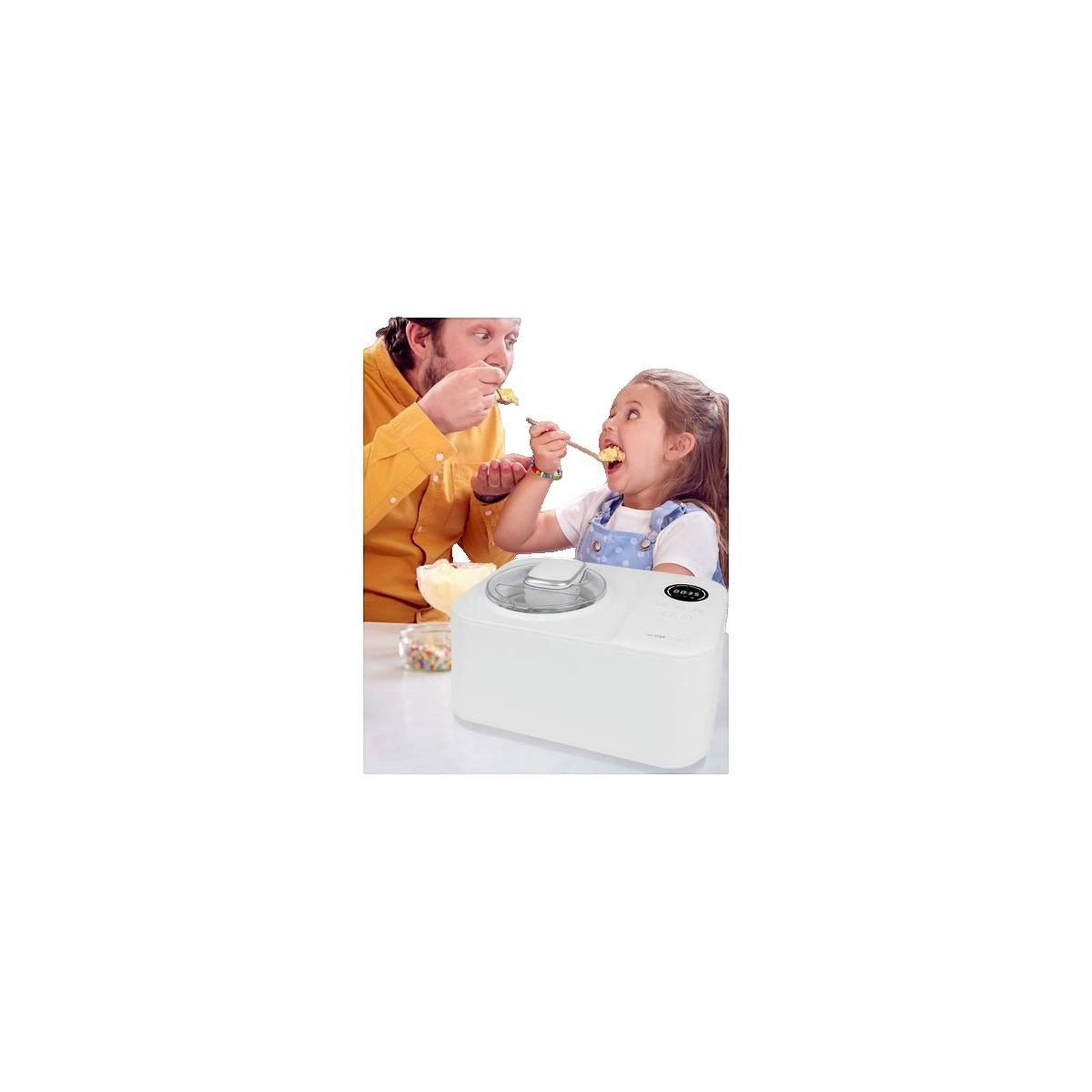Voir la diapositive 2 : CLATRONIC Sorbetière Clatronic ICM 3784 capacité 1.2 l
