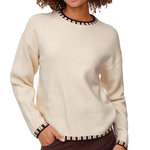 JACQUELINE DE YONG Pull Beige Femme JDY Silja. Coloris disponibles : Beige