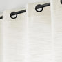 Voir la diapositive 2 : Paris Prix Rideau à Œillets Effet Lin Tissé  Nando  140x260cm Naturel