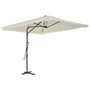 Voir la diapositive 2 : VIDAXL Parasol d'exterieur avec poteau en acier 250 x 250 cm Sable