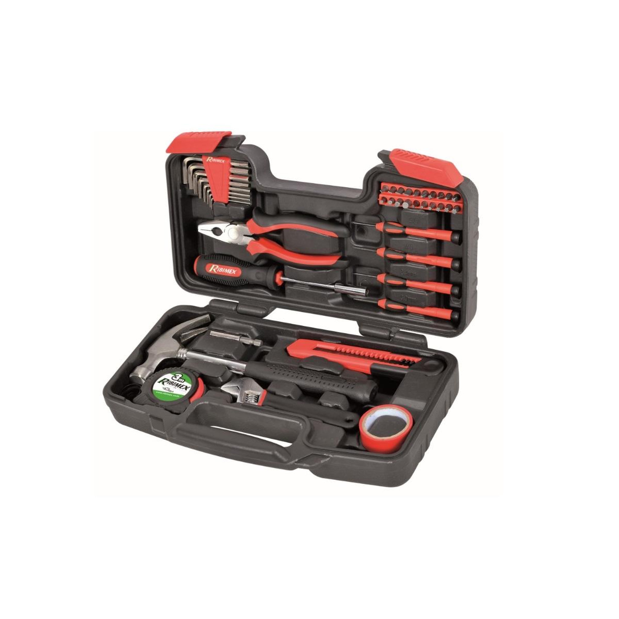 Voir la diapositive 2 : Ribimex Malette outillage 40 pièces - prkout40/m