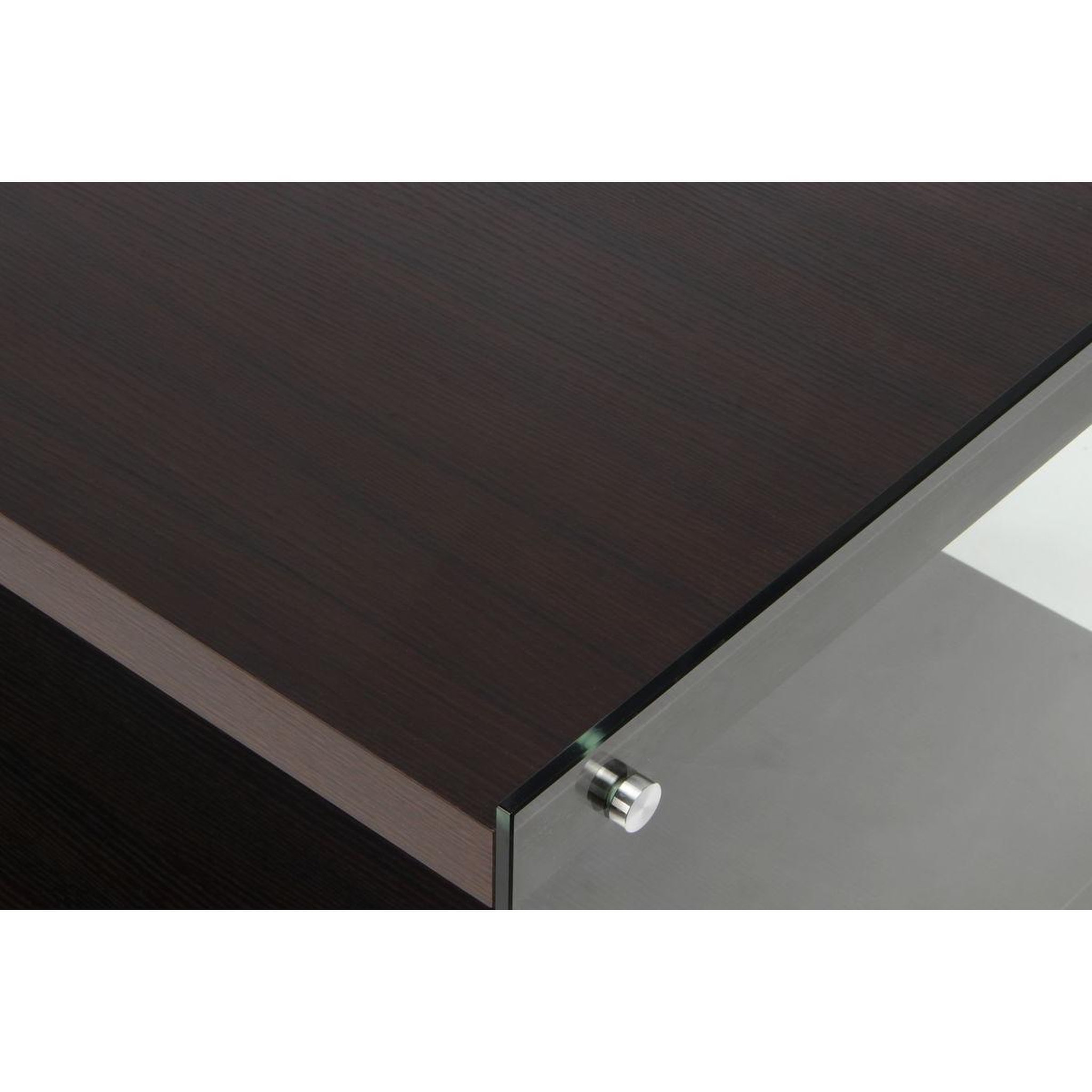 Voir la diapositive 2 : Paris Prix Meuble TV Design  Elementary  120cm Marron Foncé