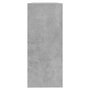 Voir la diapositive 4 : VIDAXL Bibliotheque/Separateur de piece Gris beton 100x30x72 cm