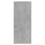 Voir la diapositive 4 : VIDAXL Bibliotheque/Separateur de piece Gris beton 100x30x72 cm