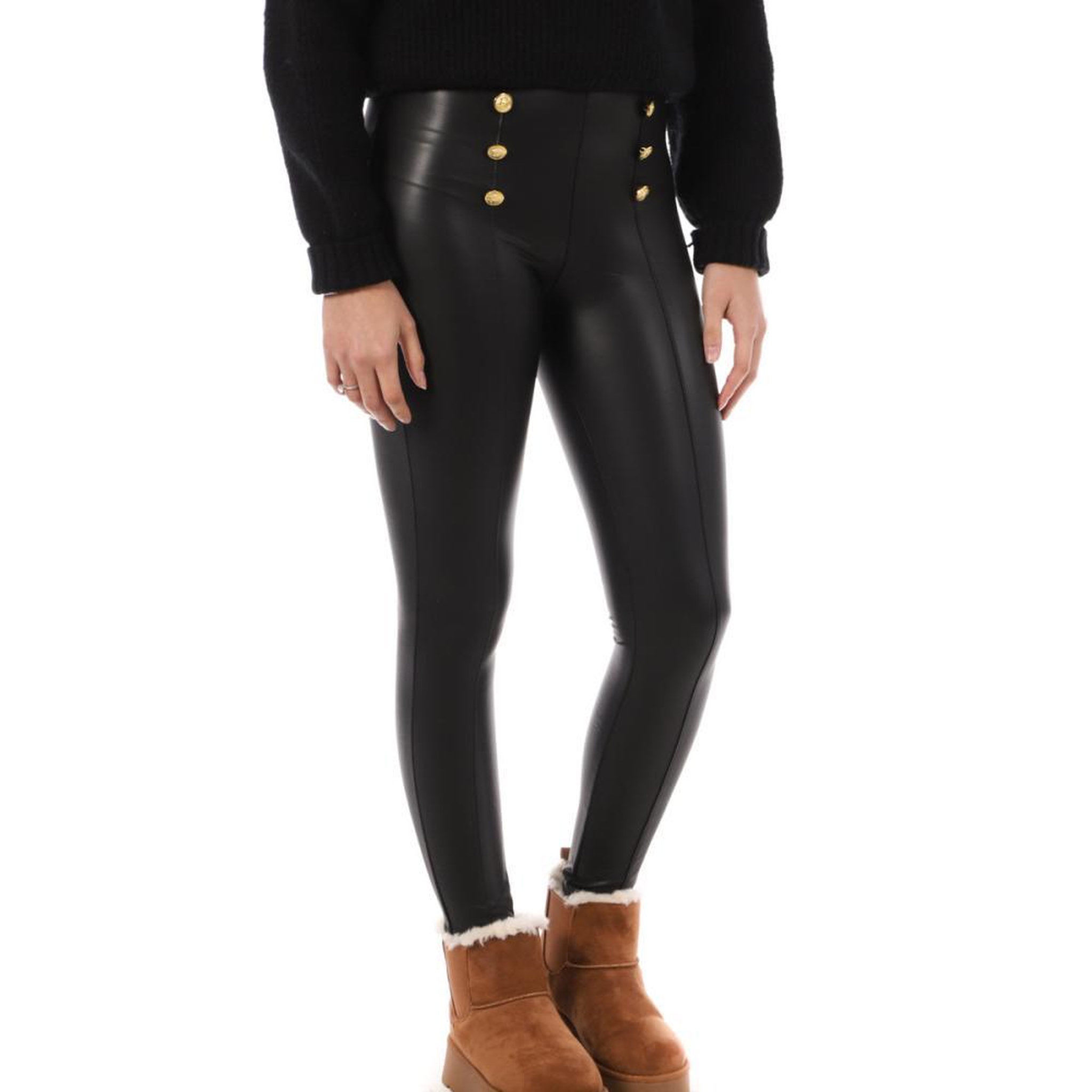 Voir la diapositive 1 : MONDAY PREMIUM Legging  Femme Monday Premium Bouton