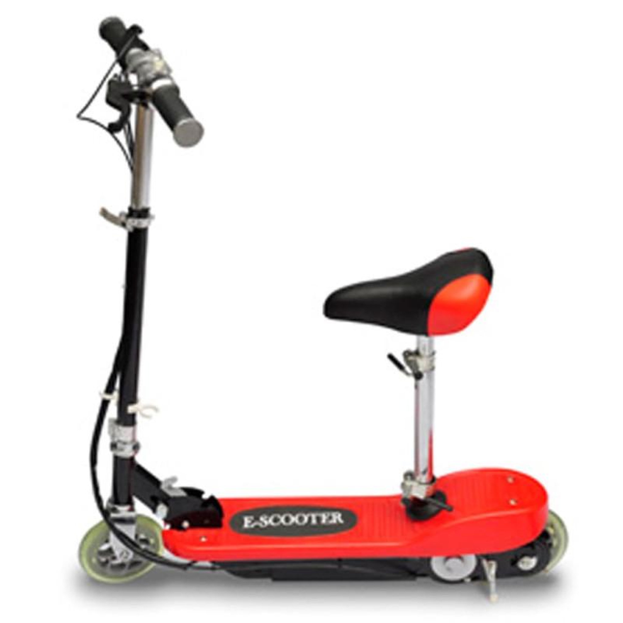Voir la diapositive 2 : VIDAXL Trottinette électrique avec Siège 120 W Rouge