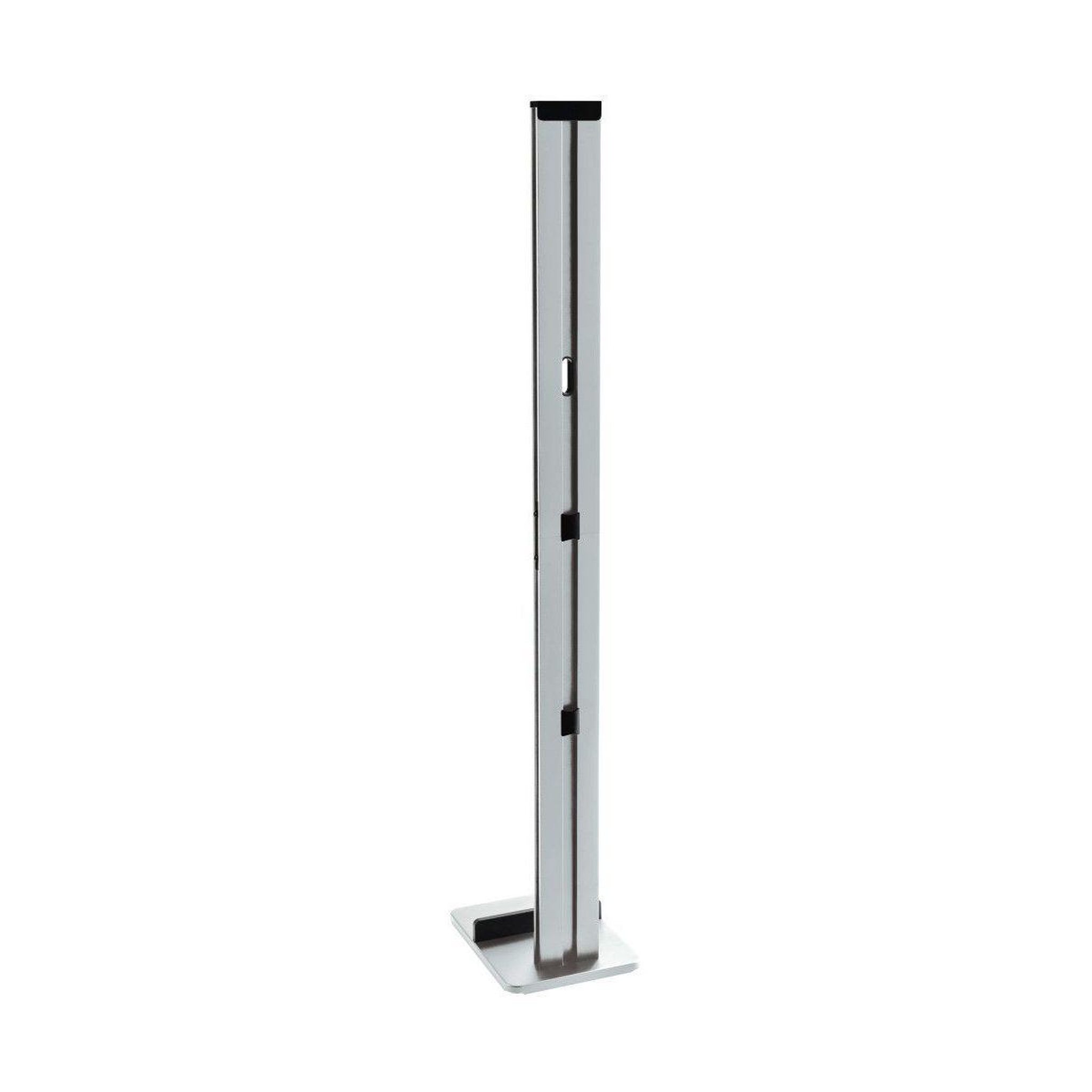 XAVAX Support de rangement mural fixation universelle aspirateur balai argent