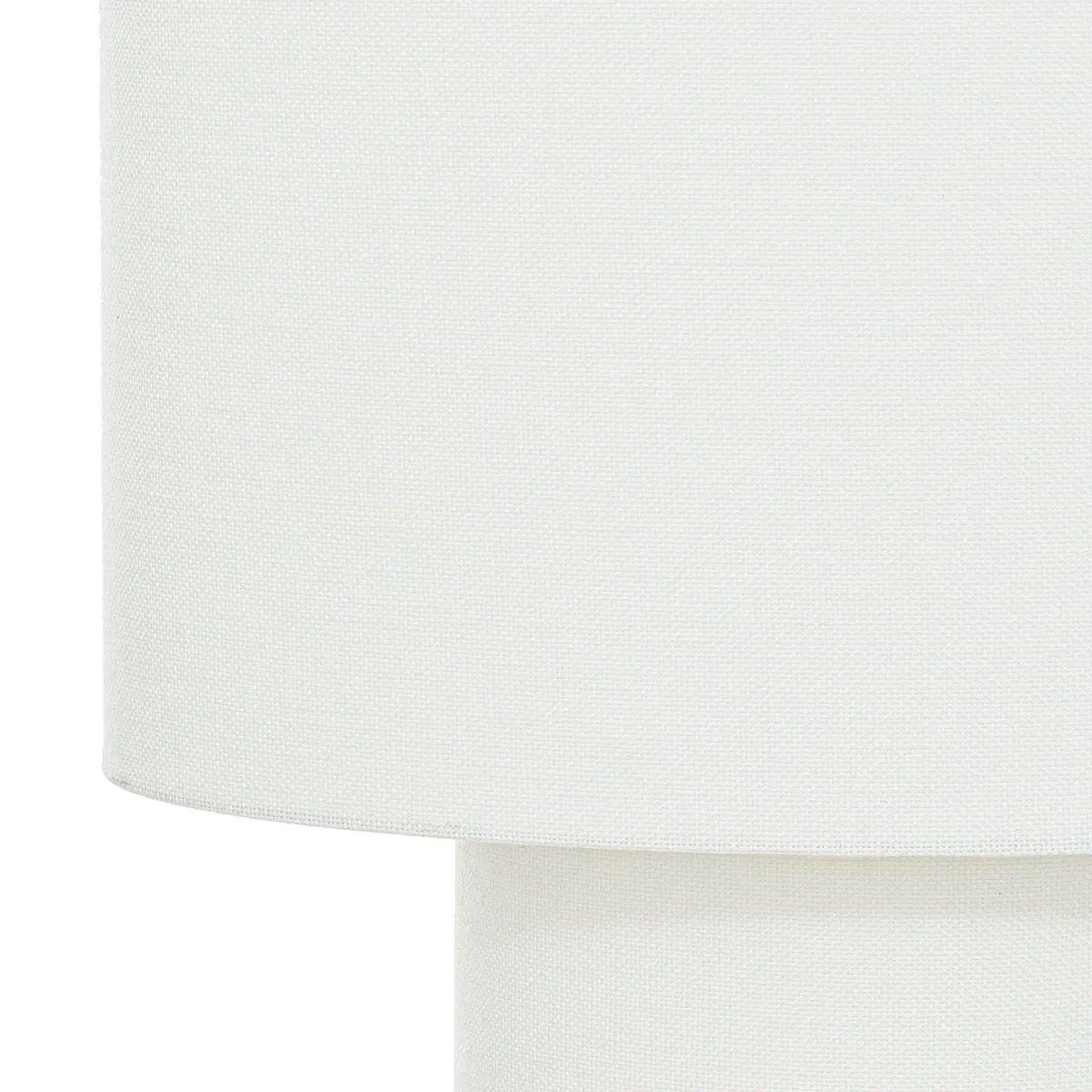 Voir la diapositive 2 : ATMOSPHERA Lampadaire en tissu  eira  115cm blanc