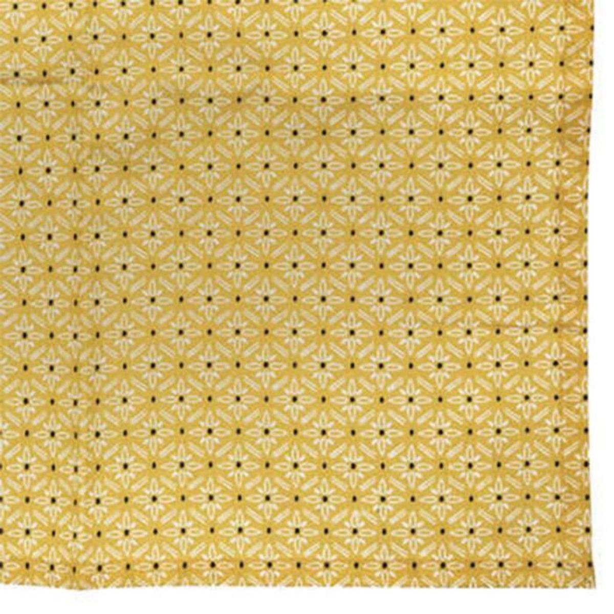 ATMOSPHERA Lot de 4 Serviettes de Table  Paty  40x40cm Ocre